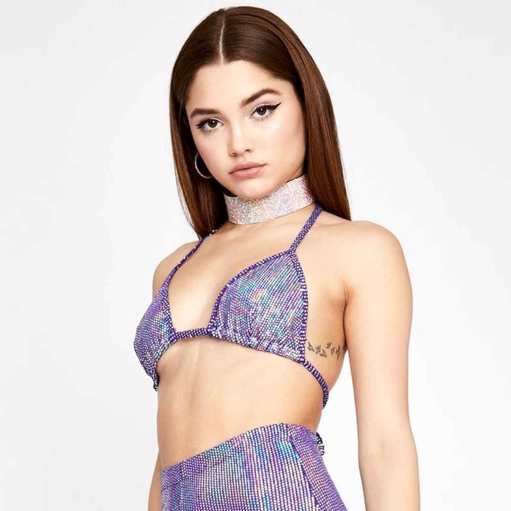 Sequin Bra Top